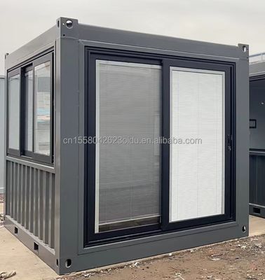 Modern ontworpen badkamer Container kantoor voor op maat gemaakte mobiele oplossing in 10 voet zeevrachtcontainer