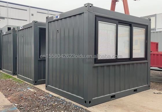 Modern ontworpen badkamer Container kantoor voor op maat gemaakte mobiele oplossing in 10 voet zeevrachtcontainer