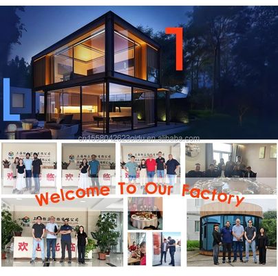 Triangle House Prefabricated Modular Office Garden Home Gegalvaniseerde stalen vierkantbuizen Containerhuis B2B Voor hotel
