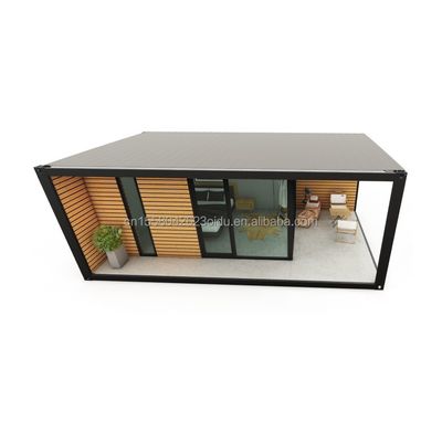 20ft/40ft Luxe Modern Houten Huis Stalen Structuur Kleine Huis Senglin Opvouwbaar Vakantiehuis met aangepaste kleur