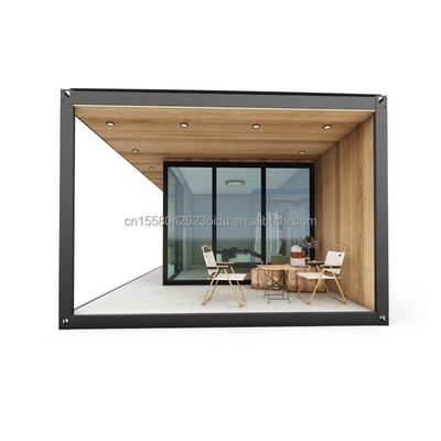 20ft/40ft Luxe Modern Houten Huis Stalen Structuur Kleine Huis Senglin Opvouwbaar Vakantiehuis met aangepaste kleur
