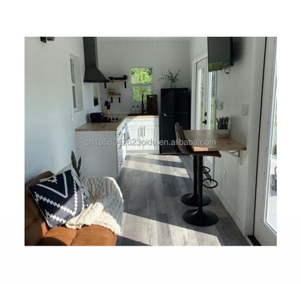 20ft 40ft Shipping Container Prefab huis voor Carport met sandwich paneel en gegalvaniseerd stalen buigwerk 180g