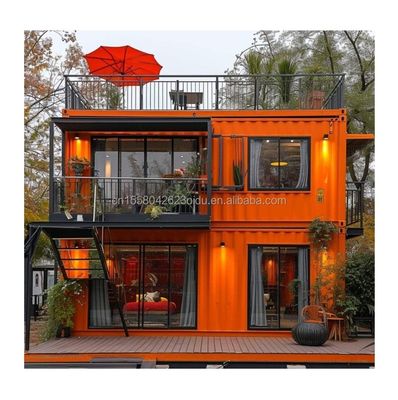 20ft Modern Luxury Prefab House Steel Sandwich Panel Gemodificeerde Shipping Container voor Outdoor Garden Living Alternatief
