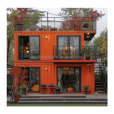 20ft Modern Luxury Prefab House Steel Sandwich Panel Gemodificeerde Shipping Container voor Outdoor Garden Living Alternatief