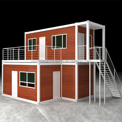 Fabrikanten 20ft uitbreidbare platte verpakking container gegalvaniseerd stalen buigen 180g snelle installatie mobiele huis