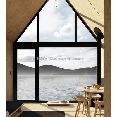 Moderne A-driehoekige kleine woning Prefab huis trailer Flat Pack Staal en sandwich paneel Mobiele woning voor hotel of andere doeleinden