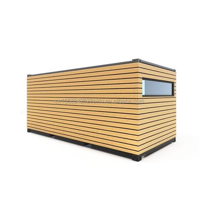 Stalen frame gegalvaniseerd stalen buiging 180g voor 20ft studio houten buitenmuren verzendcontainer huis stijlvol containerhuizen