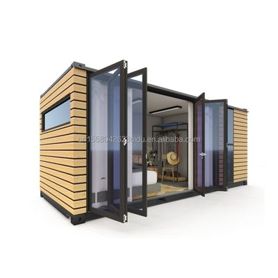 Stalen frame gegalvaniseerd stalen buiging 180g voor 20ft studio houten buitenmuren verzendcontainer huis stijlvol containerhuizen
