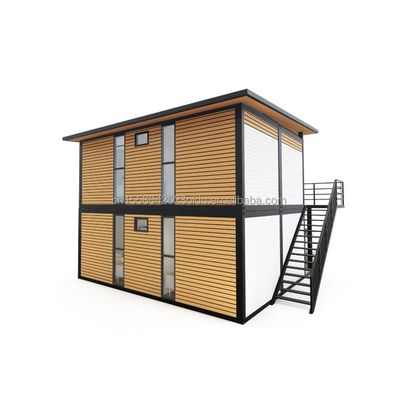 20ft/40ft staalframe gegalvaniseerd stalen buiging 180g Modern 4 slaapkamer Bilayer Prefab Uitbreidbaar Containerhuis Ontwerp voor winkelcentrum