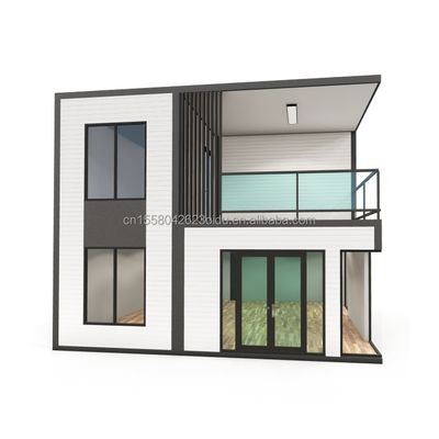 Aluminiumlegeringsvensters Chinese design stijl staalstructuur Luxe villa huis met aanpassingsmogelijkheden