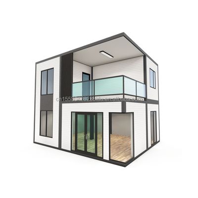 Aluminiumlegeringsvensters Chinese design stijl staalstructuur Luxe villa huis met aanpassingsmogelijkheden