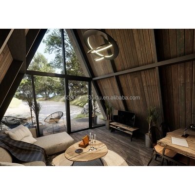 Gegalvaniseerd stalen buiging prefab huis Living Forest Hotelkamer voor modern buitenleven en gespecialiseerde container