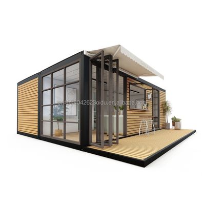 Hotel Accommodatie 2024 Stijl Luxe Prefabricated Portable Tiny House met 50/75/100mm Wave Sandwich Panel Wanden en Design
