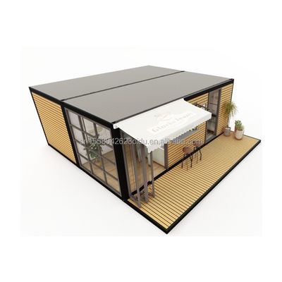 Hotel Accommodatie 2024 Stijl Luxe Prefabricated Portable Tiny House met 50/75/100mm Wave Sandwich Panel Wanden en Design