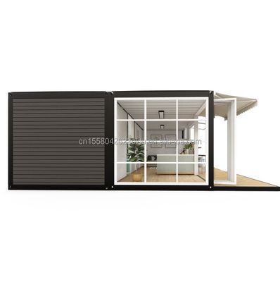 Stijl Twee slaapkamers Containerhuis met gegalvaniseerde stalen vierkantbuizen structuur en keuken woonkamer