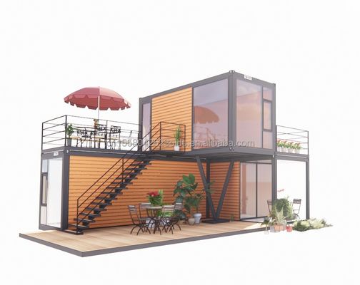 50/75/100mm Wave Sandwich Panel Muur 20 voet Draagbare scheepvaartcontainer Kledingwinkel Prefab Mobiele winkel Pop-up winkel