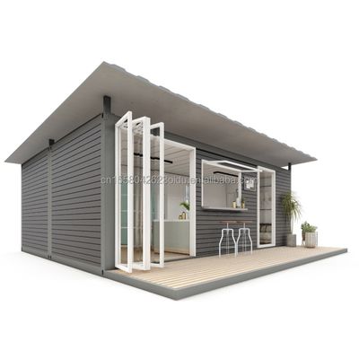 EU Twee slaapkamers met keuken Woonkamer Badkamer Ontwerp 2024 Stijl Afneembare mobiele woning