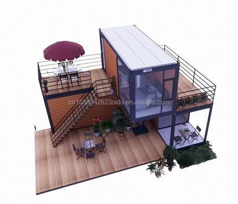 50/75/100mm Wave Sandwich Panel Muur 20 voet Draagbare scheepvaartcontainer Kledingwinkel Prefab Mobiele winkel Pop-up winkel