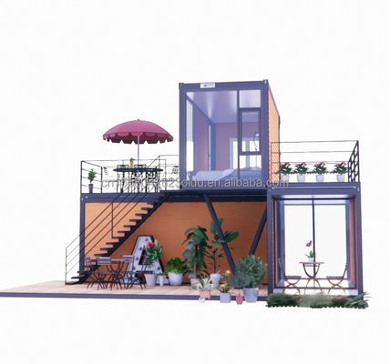 50/75/100mm Wave Sandwich Panel Muur 20 voet Draagbare scheepvaartcontainer Kledingwinkel Prefab Mobiele winkel Pop-up winkel