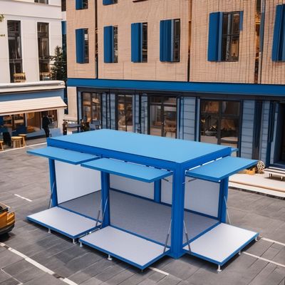 Gepersonaliseerde kleur 10ft 20ft uitbreidbare container winkel pop-up food truck prefab huizen voor bar winkel koffie winkel detailhandel activiteit bar