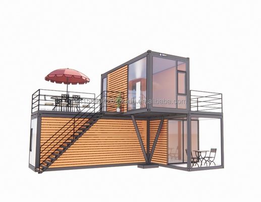 50/75/100mm Wave Sandwich Panel Muur 20 voet Draagbare scheepvaartcontainer Kledingwinkel Prefab Mobiele winkel Pop-up winkel