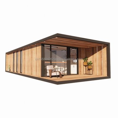 Gegalvaniseerde stalen buigbare draagbare modulaire 2-3 slaapkamer prefab flat pack mobiele tuin hut hotels villa's kant-en-klare huizen