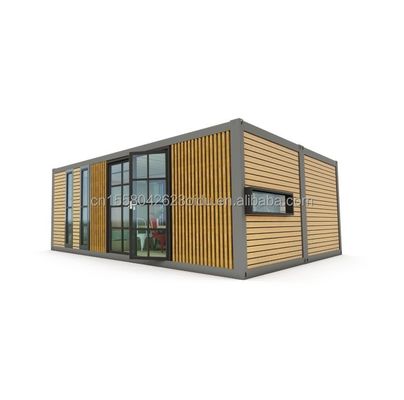 Gegalvaniseerd stalen buiging 180g Modern ontwerp 2 slaapkamers Prefab uitbreidbaar container huis voor commerciële winkelcentrum toepassing