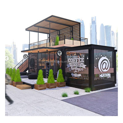 Gepersonaliseerde kleur Moderne ontwerp Prefab Container Melk Thee winkel Koffiewinkel Cafe winkel Huizen Kleine modulaire container huis
