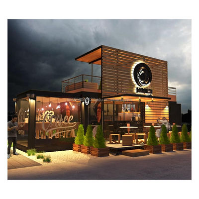Gepersonaliseerde kleur Moderne ontwerp Prefab Container Melk Thee winkel Koffiewinkel Cafe winkel Huizen Kleine modulaire container huis