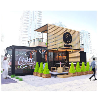 Gepersonaliseerde kleur Moderne ontwerp Prefab Container Melk Thee winkel Koffiewinkel Cafe winkel Huizen Kleine modulaire container huis