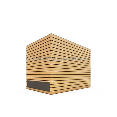 Luxe stijl Houten prefab log hut voor afneembare container Appartement Simpel prefab stalen huis