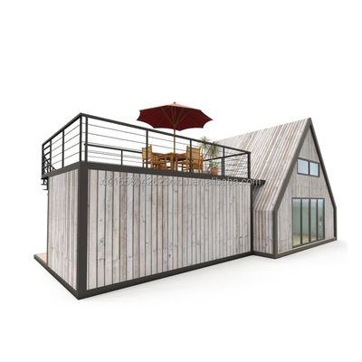 Op maat gemaakte kleur EU Moderne Containerhuis Prefab Draagbaar Kleine Huis Modulaire Huizen Lichte staal Villa Prefabricated Huizen