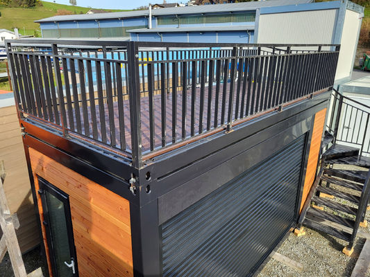40ft Modern Prefabricated Double-Story Coffee Bar Restaurant Fast-Food Shop Kleine Mini Verplaatsbare Outdoor Combined Container