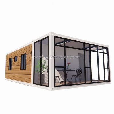 20ft Modern Uitbreidbaar Containerhuis voor Carport Prefab Mobile Steel Sandwich Panel Materiaal Hotel Restaurant Bar