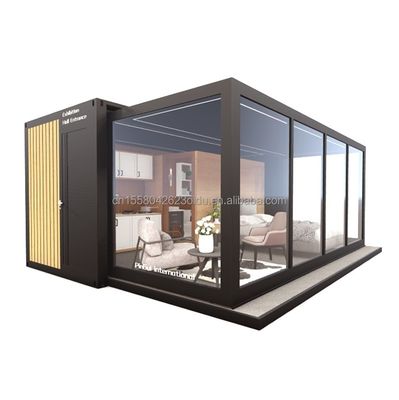 Wave Sandwich Panel 20ft Container Coffee House voor modern design in Eu Expansion Garden Hotel