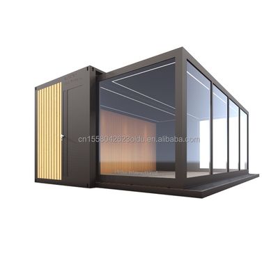 Wave Sandwich Panel 20ft Container Coffee House voor modern design in Eu Expansion Garden Hotel