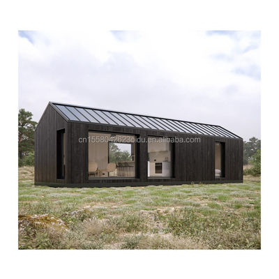 20ft 40ft Quick Assembly Container voor tijdelijk kantoor Hotel Houten huizen van staal frame gegalvaniseerd staal buigen 180g