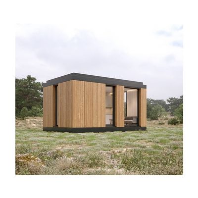 EU Modern 20ft Quick Assembly Houten Huizen Container Hotel Winkel voor kantoor in aangepaste kleur