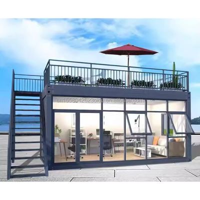 40ft uitbreidbare mobiele opvouwbare container prefab huis voor Australië Custom 20ft 40ft draagbare geprefabriceerde stalen huizen