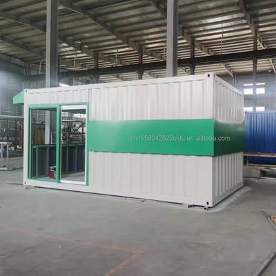Modern 20 FT 40 FT Prefab Home Container Houten Prefab Outdoor Restaurant Koffiekast voor aangepaste kleur