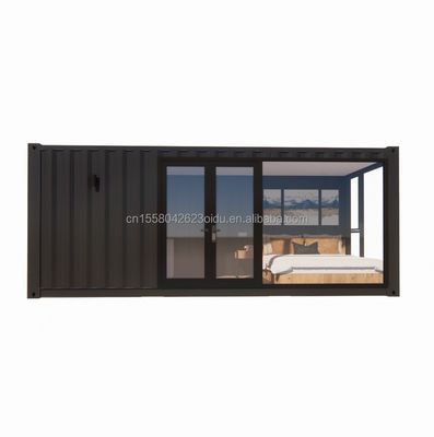 50/75/100mm Wave Sandwich Panel Houten badkamers en aluminiumlegeringen Vensters Stalen Houten structuur Vlak pak Containerhuis voor tuinhotels