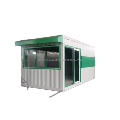 Modern 20 FT 40 FT Prefab Home Container Houten Prefab Outdoor Restaurant Koffiekast voor aangepaste kleur