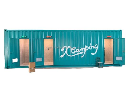 Modern 20 FT 40 FT Prefab Home Container Houten Prefab Outdoor Restaurant Koffiekast voor aangepaste kleur