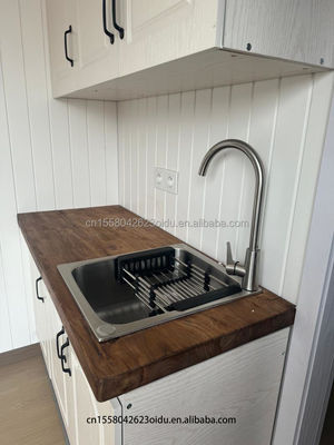 20-40ft uitbreidbaar staalcontainerhuis voor Canada Australië aangepaste kleur Keuken Badkamer Huis Slaapkamer Toepassing