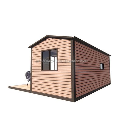 Op maat gemaakte kleur EU Houten tuinhuis in Chinese stijl Lichte stalen raamstructuur Eén kamer voor hotel en familie