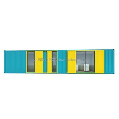 Stalen frame gegalvaniseerd stalen buigen 180g 40ft container modulair houten huis prefab huizen