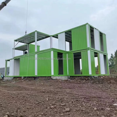 10ft 20ft Steel Shipping Container Prefabricated House Shop Bar Workshop Home Bedroom Hotel 40ft Grootte met Sandwich Panel