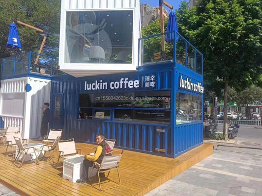 10ft 20ft Steel Shipping Container Prefabricated House Shop Bar Workshop Home Bedroom Hotel 40ft Grootte met Sandwich Panel