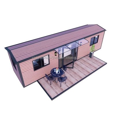 Gegalvaniseerde stalen vierkantbuizen Hoofdstructuur en aluminiumlegeringsvensters voor luxe containerhuizen die worden gebruikt in villa hotels