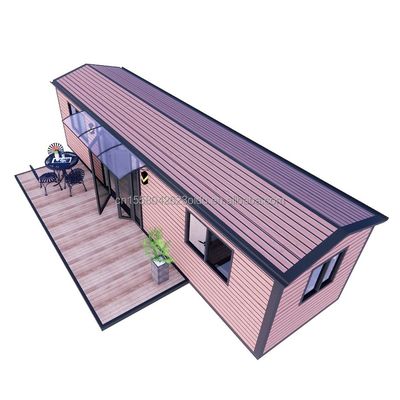 Gegalvaniseerde stalen vierkantbuizen Hoofdstructuur en aluminiumlegeringsvensters voor luxe containerhuizen die worden gebruikt in villa hotels